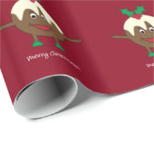 kerstcadeautekenfilm cadeaupapier (Rol Hoek)