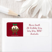 kerstcadeautekenfilm etiket (Insitu)