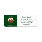 kerstcadeautekenfilm etiket (Voorkant)