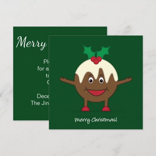 kerstcadeautekenfilm kaart (Voorkant / Achterkant)