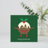 kerstcadeautekenfilm kaart (Staand voorkant)