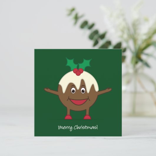 kerstcadeautekenfilm kaart (Staand voorkant)