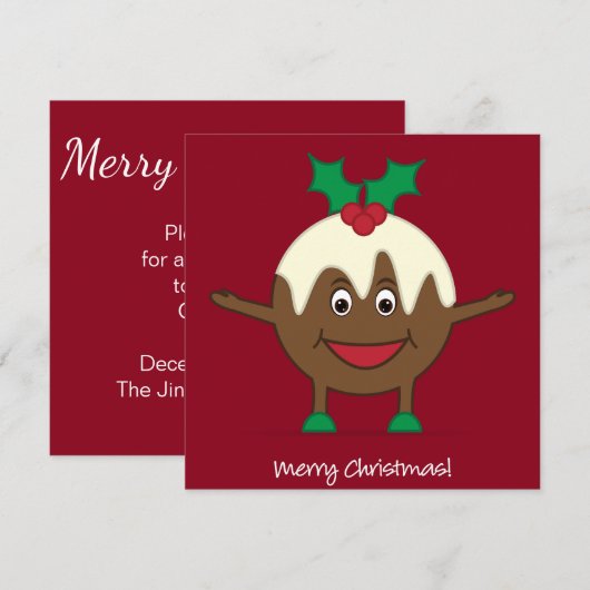 kerstcadeautekenfilm kaart (Voorkant / Achterkant)