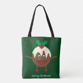 kerstcadeautekenfilm tote bag (Achterkant)