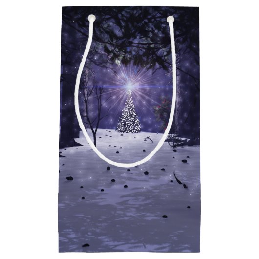 Kerstcadeautentas in de Pines Klein Cadeauzakje (Voorkant)