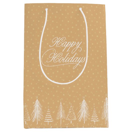 Kerstcadeautentas Medium Cadeauzakje (Voorkant)