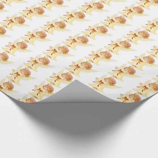 kerstcadeautje/angels cadeaupapier (Hoek)