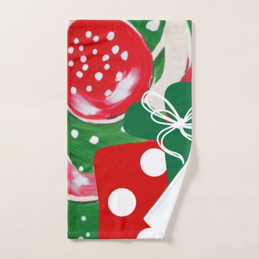 kerstcadeautje bad handdoek (Handdoek)
