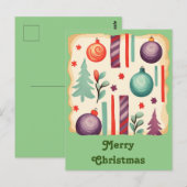 kerstcadeautje briefkaart (Voorkant / Achterkant)