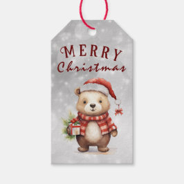 kerstcadeautje cadeaulabel