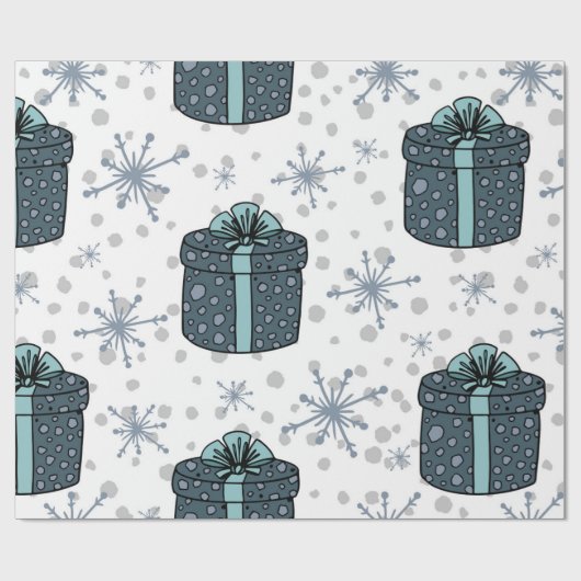 kerstcadeautje cadeaupapier (Vlak)