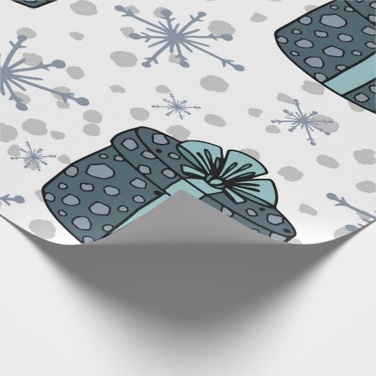 kerstcadeautje cadeaupapier (Hoek)