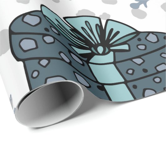 kerstcadeautje cadeaupapier (Rol Hoek)