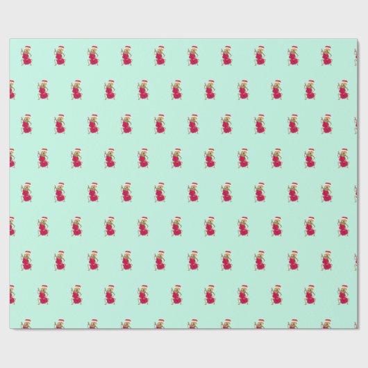 kerstcadeautje cadeaupapier (Vlak)