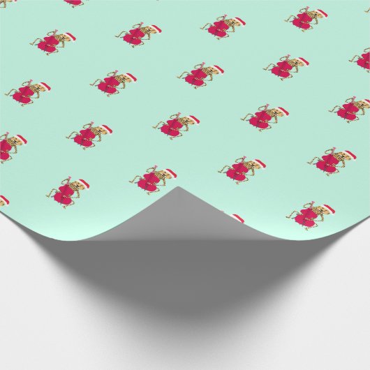 kerstcadeautje cadeaupapier (Hoek)