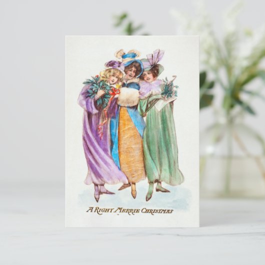 kerstcadeautje: een goed kerstfeest kaart (Staand voorkant)