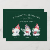 kerstcadeautje feestdagenkaart (Voorkant / Achterkant)