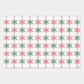 kerstcadeautje - feestelijke kerstpatronen inpakpapier vel (Voorkant 3)