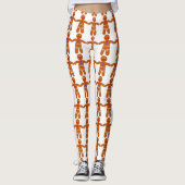 kerstcadeautje Gingerbrood Leggings (Voorkant)
