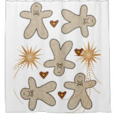 kerstcadeautje gordijn Gingerbrood Man (Voorkant)