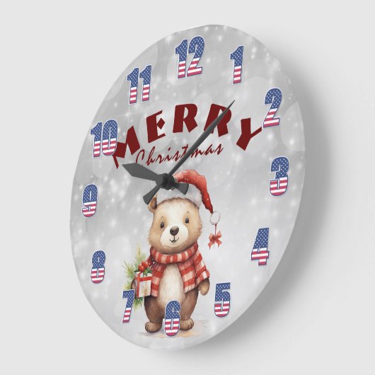 kerstcadeautje grote klok (Hoek)