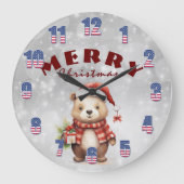 kerstcadeautje grote klok (Voorkant)