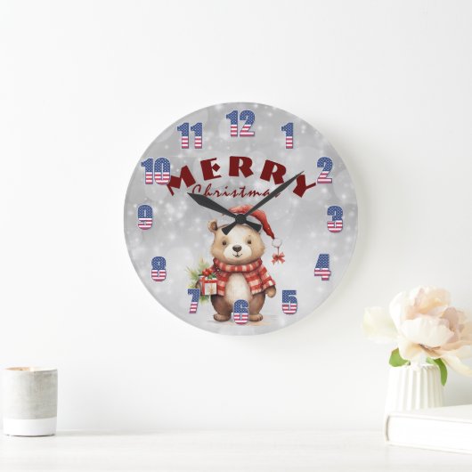 kerstcadeautje grote klok (Huis)