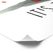 Kerstcadeautje, het is weer die tijd perfect poster (Hoek)