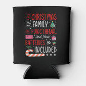 kerstcadeautje Humor voor feestdagen Blikjeskoeler (Voorkant)