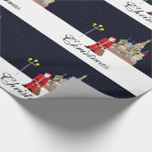 kerstcadeautje in Moskou Cadeaupapier (Hoek)