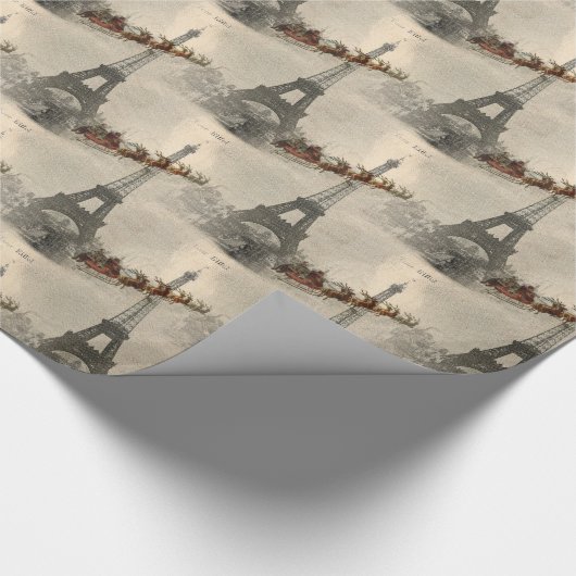  kerstcadeautje in Parijs Cadeaupapier (Hoek)