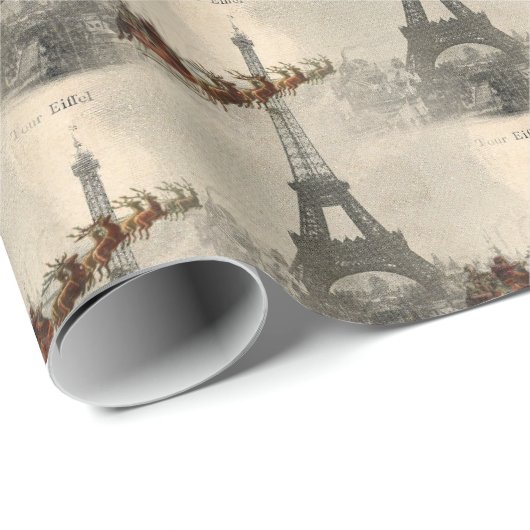  kerstcadeautje in Parijs Cadeaupapier (Rol Hoek)