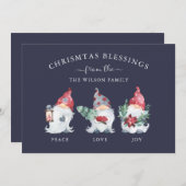 kerstcadeautje Kaart voor feestdag (Voorkant / Achterkant)