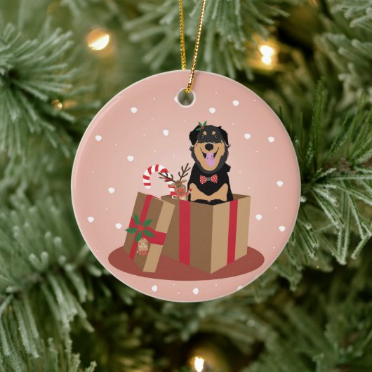 kerstcadeautje keramisch ornament (Boom)