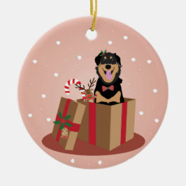 kerstcadeautje keramisch ornament