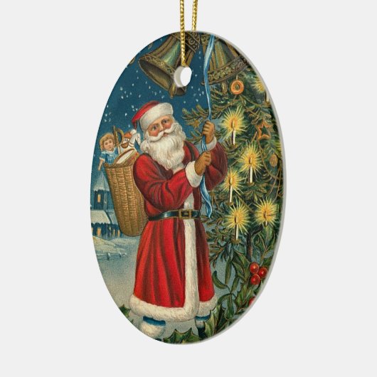 kerstcadeautje keramisch ornament (Links)