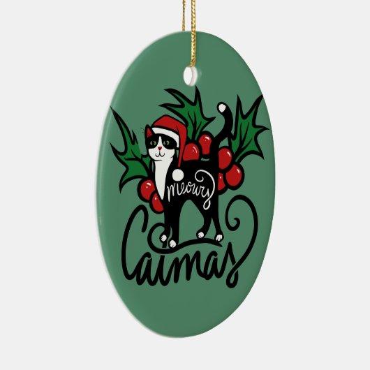 kerstcadeautje keramisch ornament (Rechts)