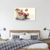 kerstcadeautje: kerstkerstcadeautje 2 canvas afdruk (Insitu (Slaapkamer))
