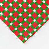 kerstcadeautje kerstkerstkerstfeestkerstkerstkerst fleece deken (Hoek)