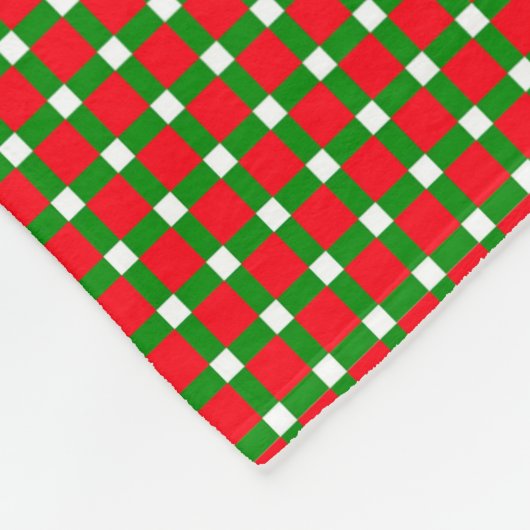 kerstcadeautje kerstkerstkerstfeestkerstkerstkerst fleece deken (Hoek)