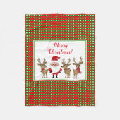 kerstcadeautje kerstkerstkerstfeestkerstkerstkerst fleece deken (Voorkant)