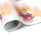 kerstcadeautje/kerstman cadeaupapier (Rol Hoek)
