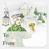 kerstcadeautje Label (Voorkant)