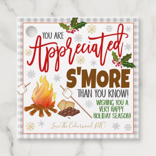 kerstcadeautje Label (Voorkant)