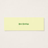  kerstcadeautje Label Mini Visitekaartjes (Achterkant)