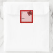 kerstcadeautje Label sticker (Tas)