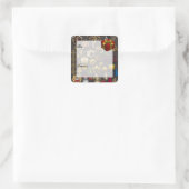 kerstcadeautje Label sticker (Tas)