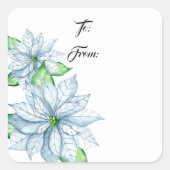 kerstcadeautje Label sticker (Voorkant)