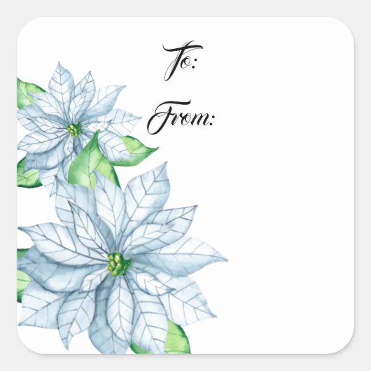 kerstcadeautje Label sticker (Voorkant)