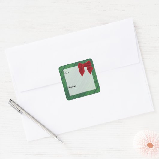 kerstcadeautje Label sticker (Envelop)